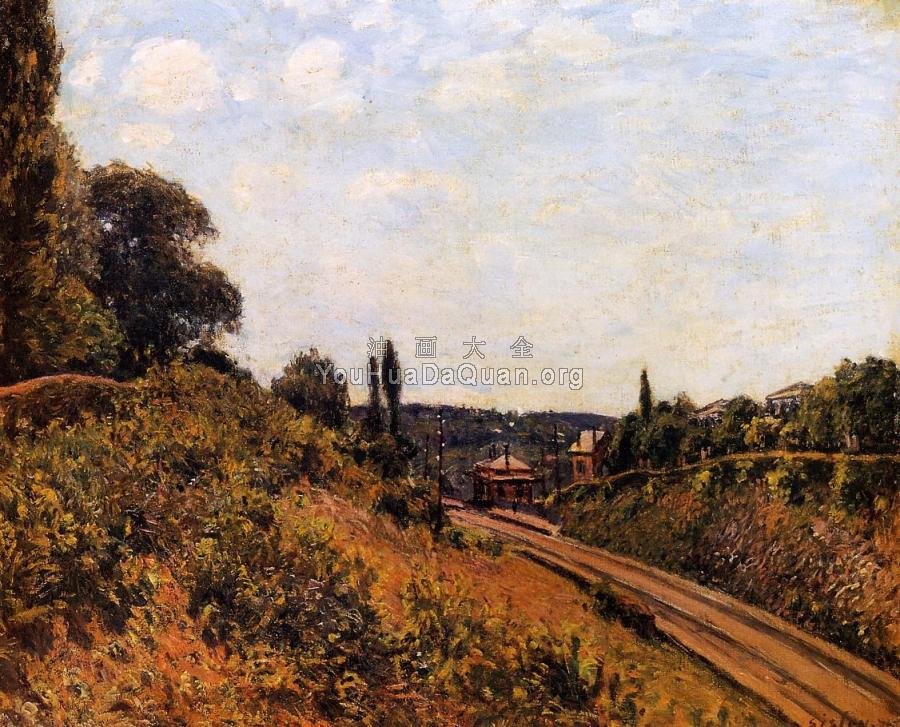 The Station at Sevres - 阿尔弗莱德·西斯莱